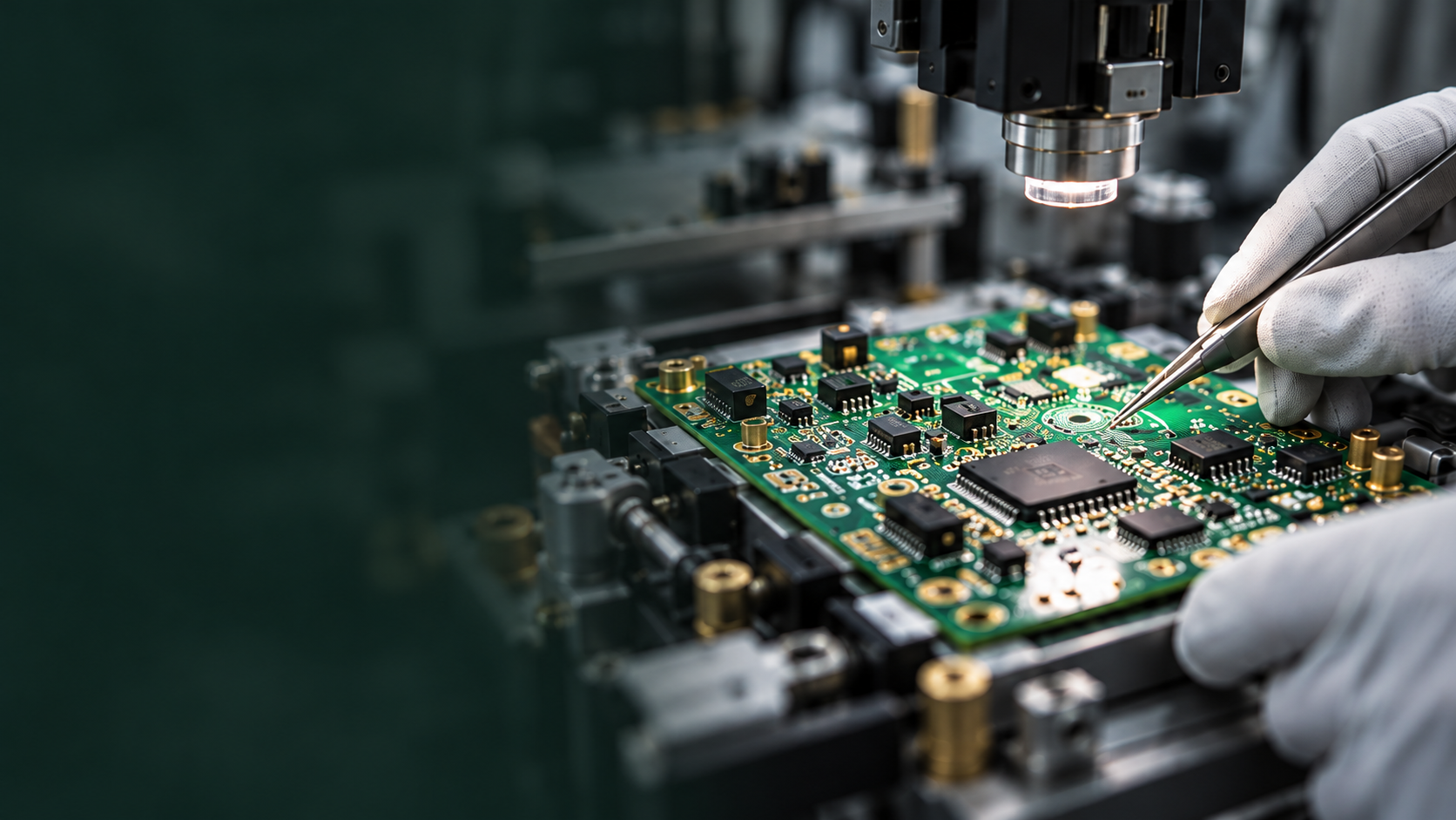 Precision electronic circuit assembly